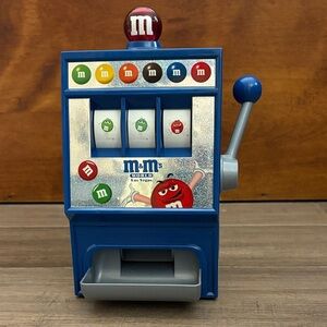 M & M vintage candy dispenser.